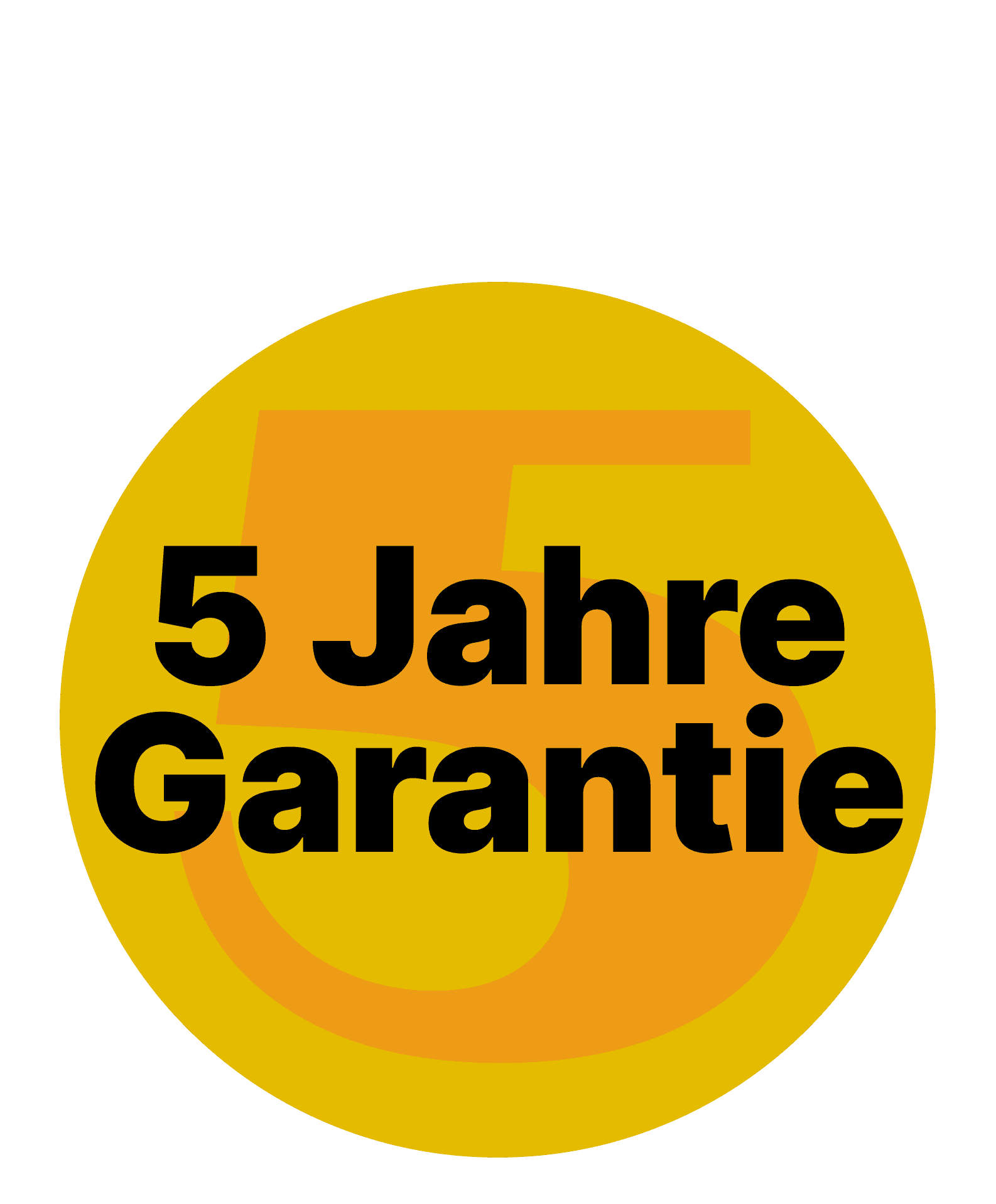 5 Jahre Garantie