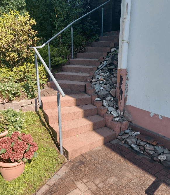 Referenz: Detailansicht gereinigter Oberfläche