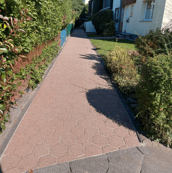 Referenz: Detailansicht gereinigter Oberfläche