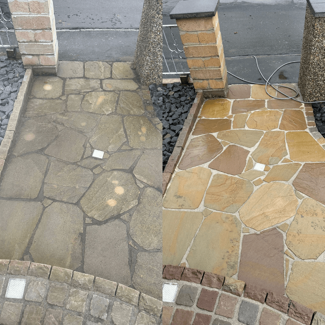 Referenz: Detailansicht gereinigter Oberfläche
